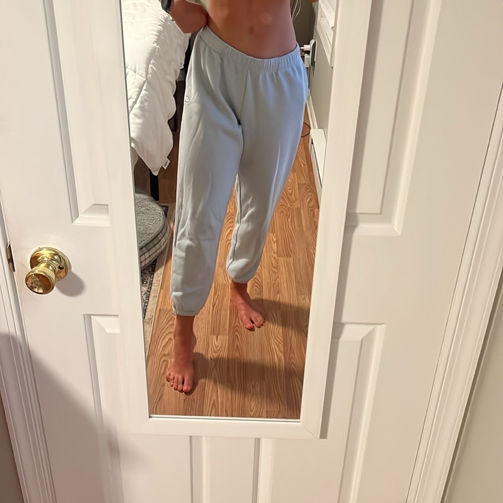 Champion Women’s Light Gray/Blue Sweatpants